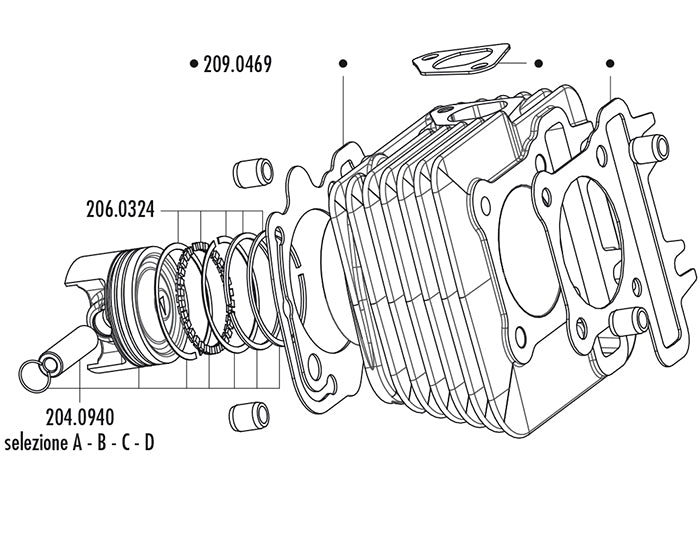 KIT PIAGGIO LIBERTY 50 4STR 3V iGET-VESPA D.49