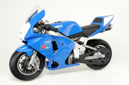 MINIBIKE 910 RS AIR BLUE 6.2HP6.5 WHEELS