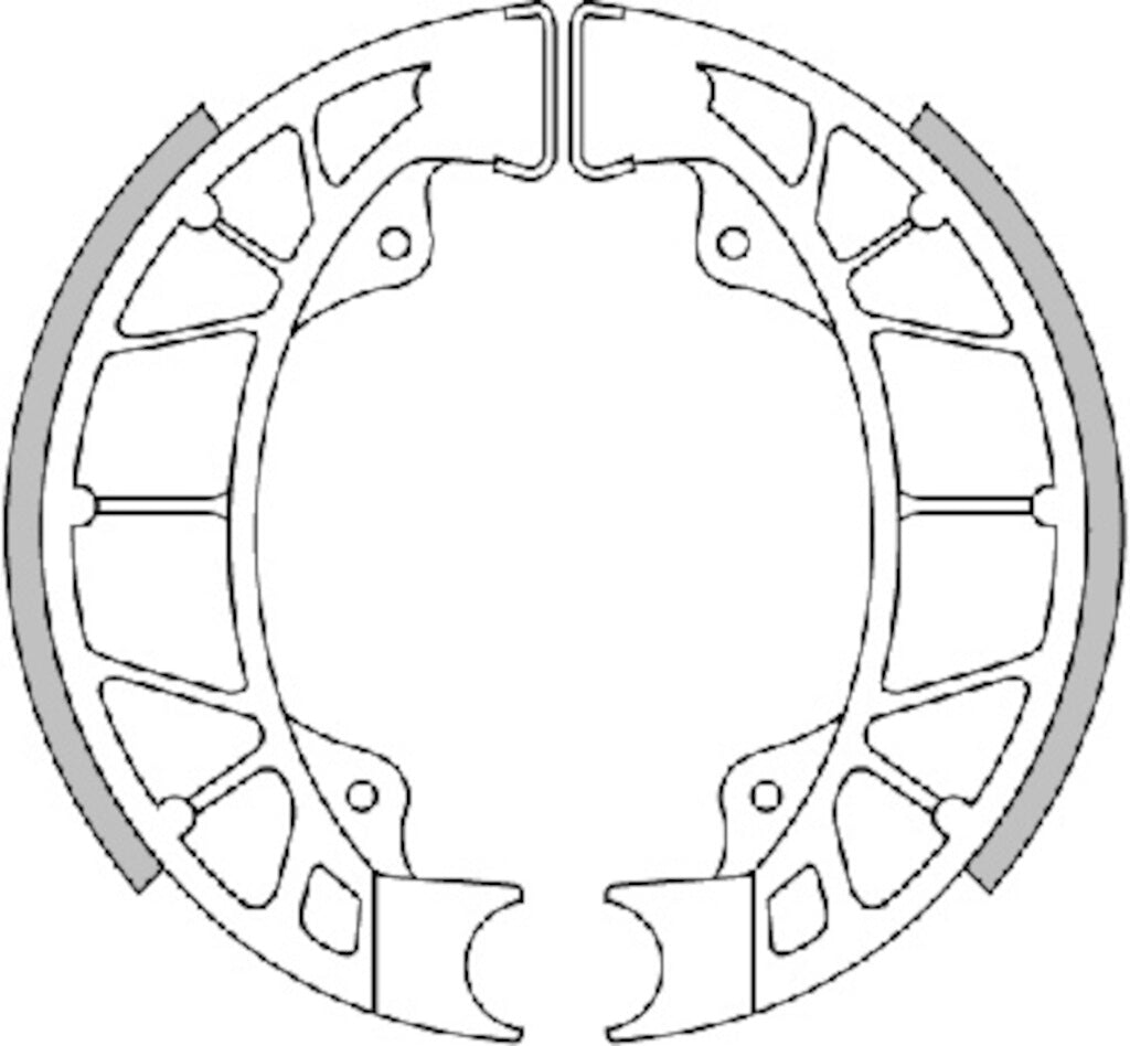 BRAKE SHOES D. 110X25 (WITH SPRINGS)