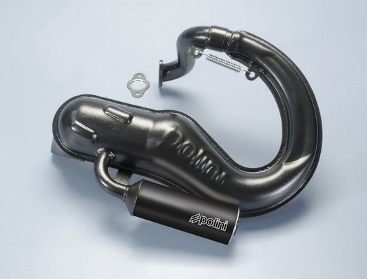 MUFFLER VESPA 50 PK-XL ALUM.SIL.