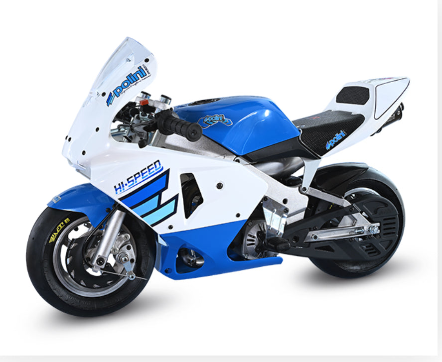 143.000.253 MINIBIKE 910 RS AIR BLUE 4.2HP 5 WHEELS