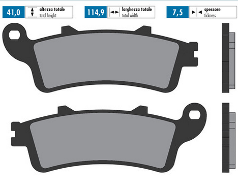 174.0023/B BRAKE PADS ORIGINAL